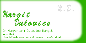 margit dulovics business card